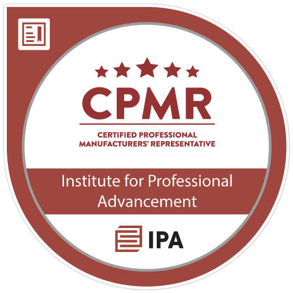 CPMR: Certified Professional Manufacturers’ Representative, Institute for Professional Advancement
