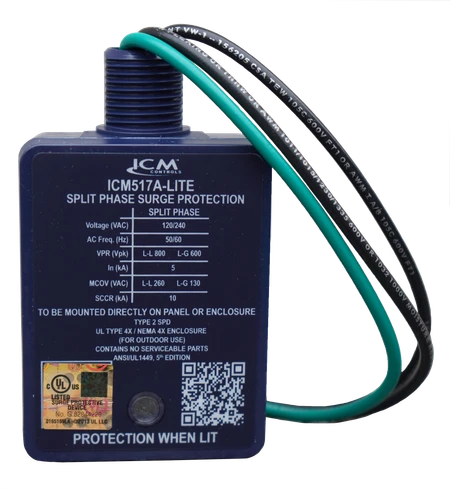 ICM517A-Lite surge protector, original ICM Controls product photograph