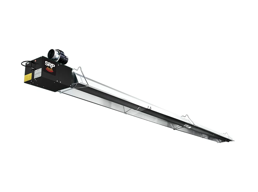 SRP infrared tube heater, product view